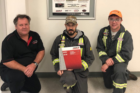 Case IH Pinnacle Service Award for Weyburn